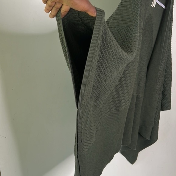 Lululemon Cashmere Wrap Cardigan Green Cozy Winter Sweater - Picture 13 of 16